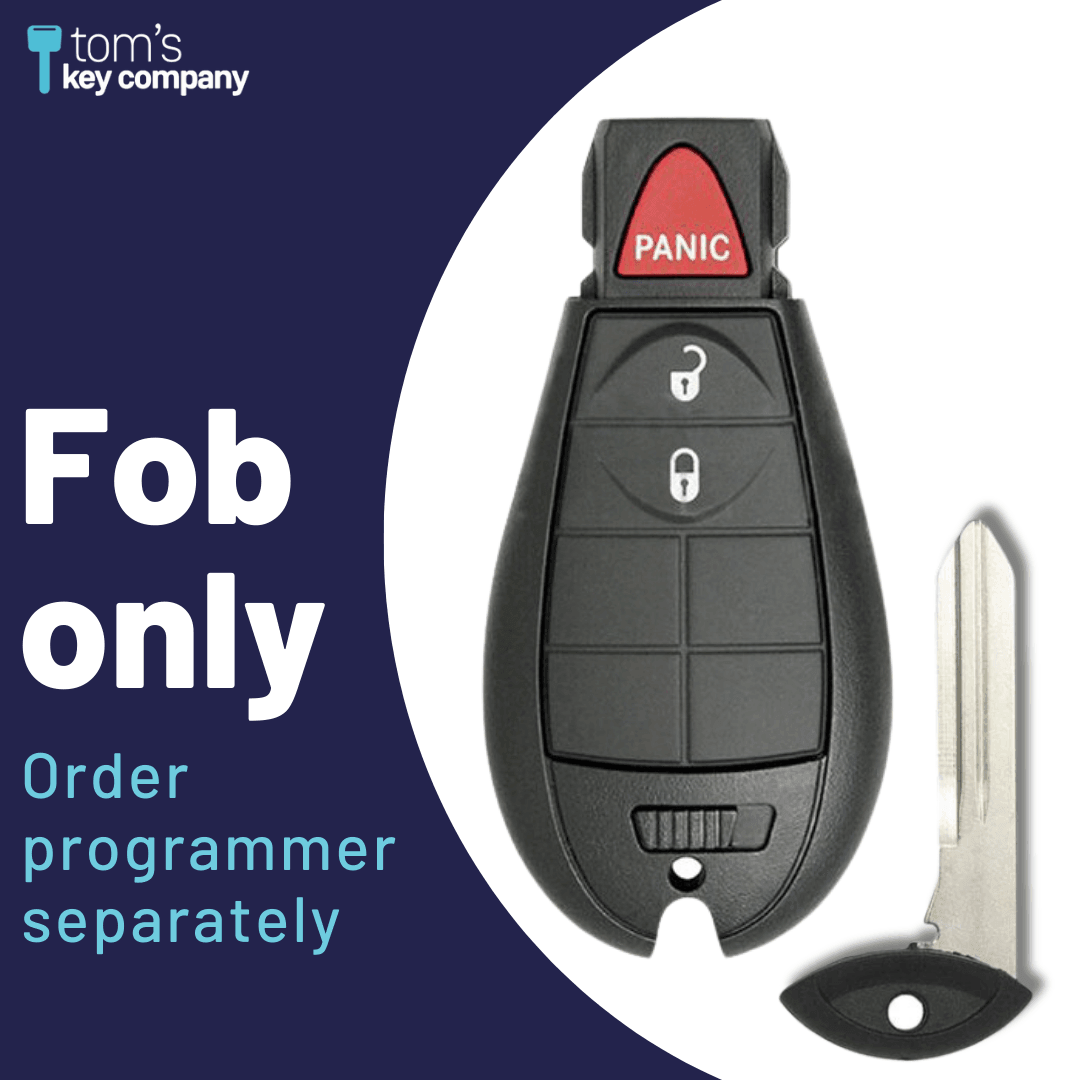 2013-2017 Dodge Ram 3-Button Smart Key Fob (GQ453T-3B-FOB) - Tom's Key Company