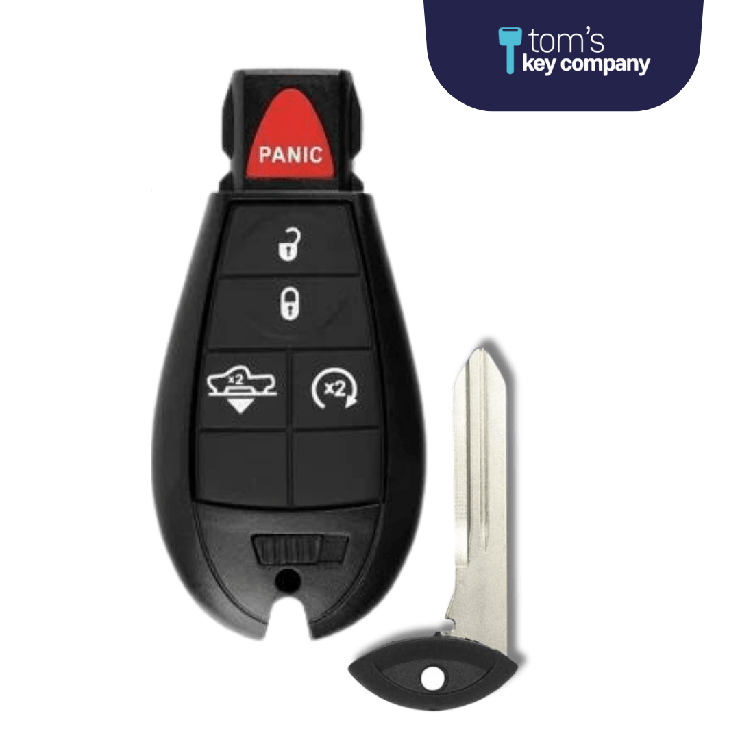 2013-2017 Dodge Ram 5-Button Smart Key Fob (GQ453T-5B-FOB) - Tom's Key Company