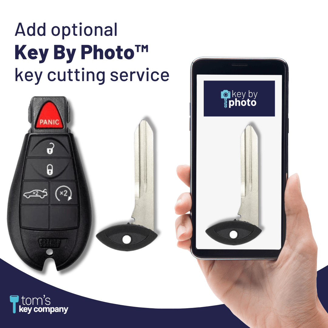 5 Button Chrysler Dodge Ram Smart Key Fob (IYZC01C-5B-RST-FOB) - Tom's Key Company