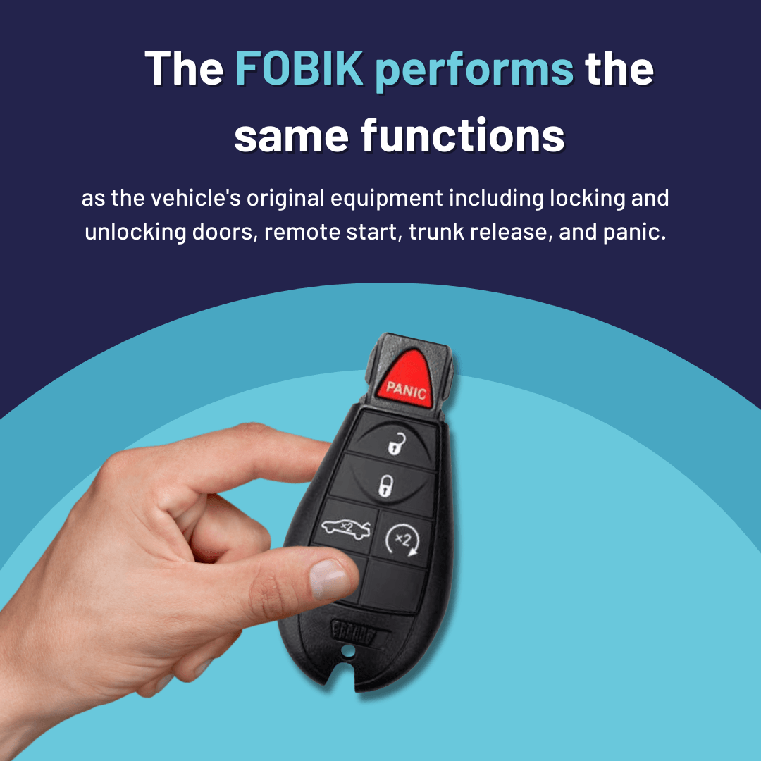 5 Button Chrysler Dodge Ram Smart Key Fob (IYZC01C-5B-RST-FOB) - Tom's Key Company