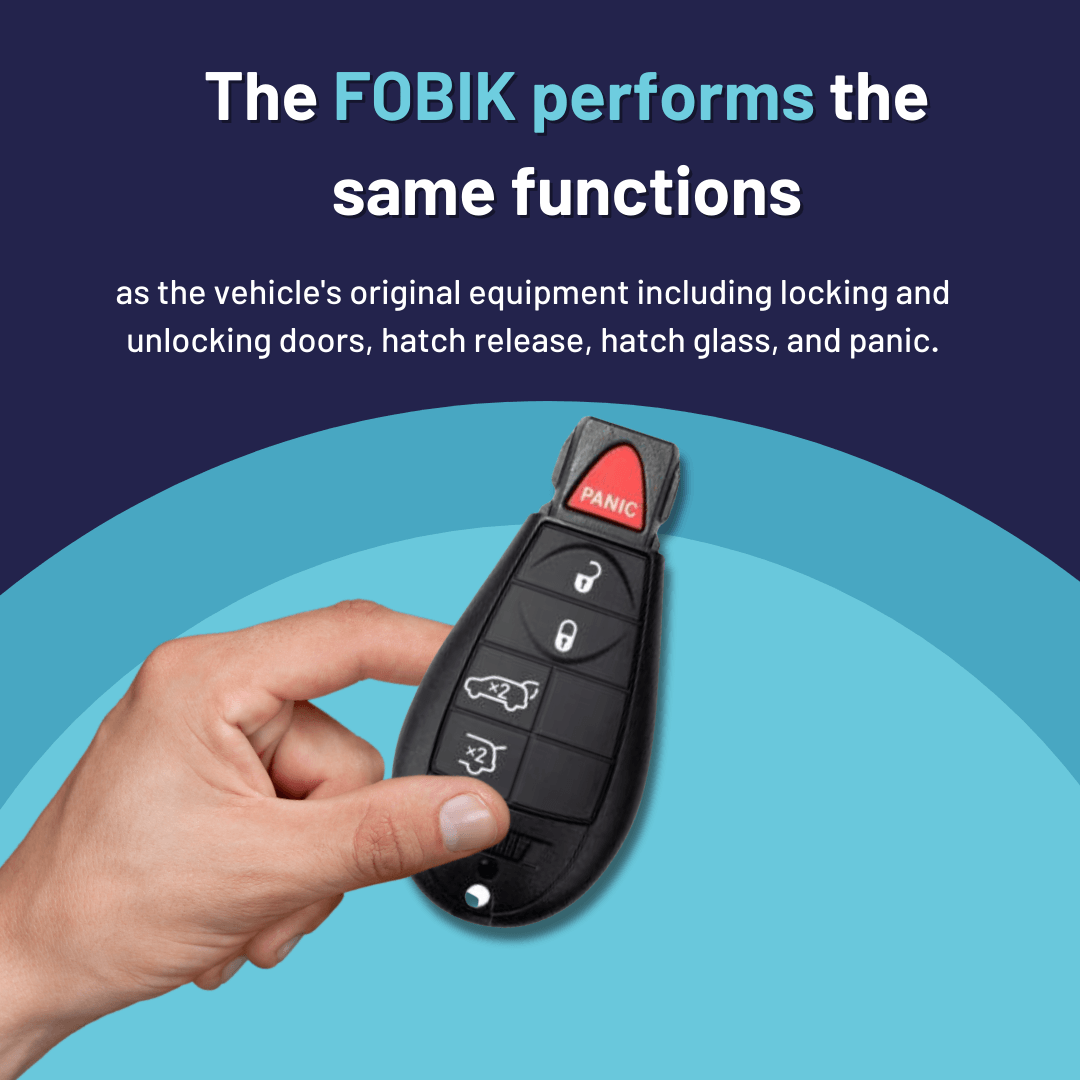 5 Button Jeep Smart Key Fob (IYZC01C-5B-TT-FOB) - Tom's Key Company