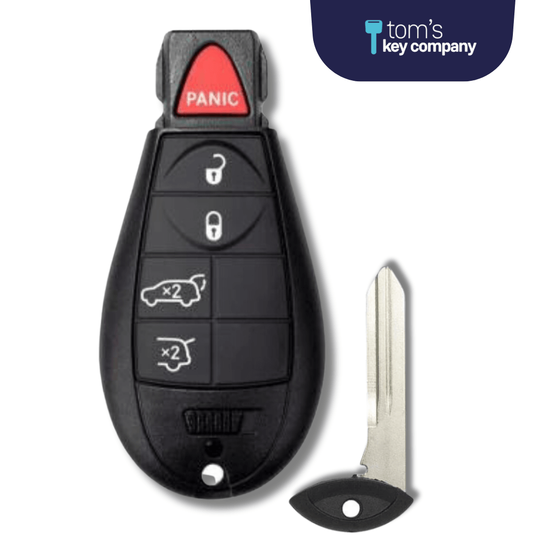5 Button Jeep Smart Key Fob (IYZC01C-5B-TT-FOB) - Tom's Key Company