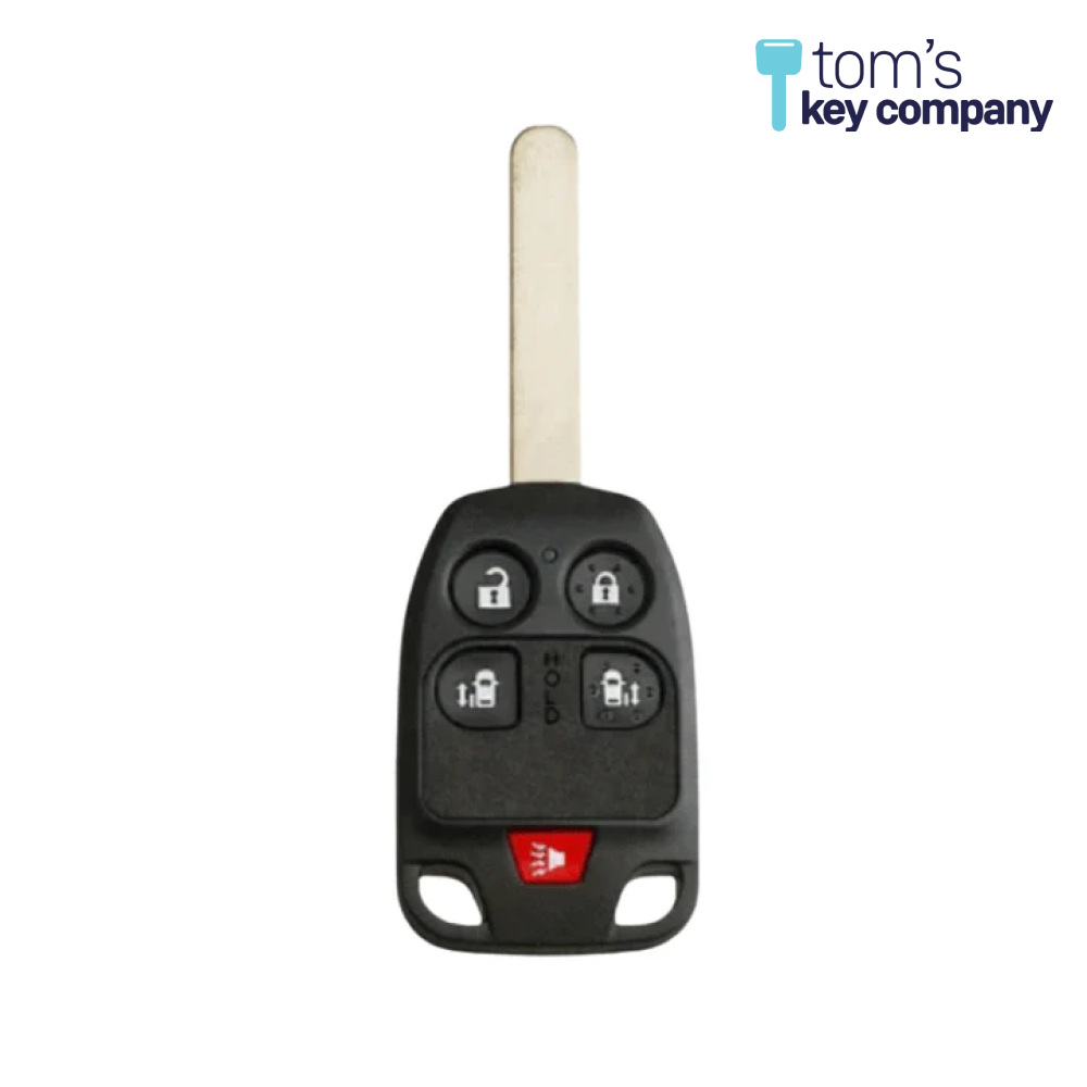 5 Button Honda Key w/ Remote Fob Repair Kit w/ Key By Photo Cutting Service (HON-REPAIR-ODY-82)