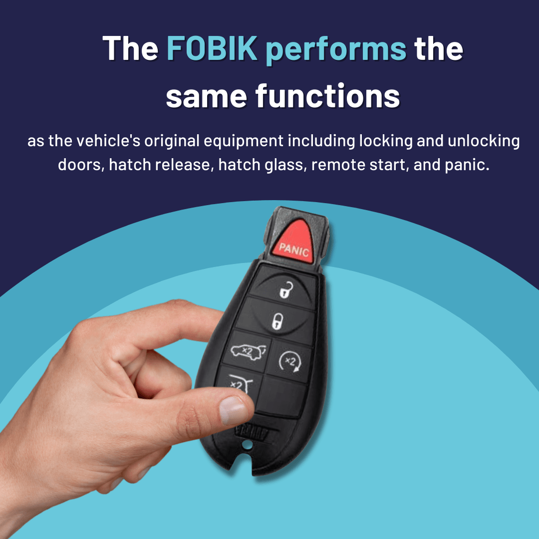 6 Button Jeep Smart Key Fob (IYZC01C-6B-RSTT-FOB) - Tom's Key Company