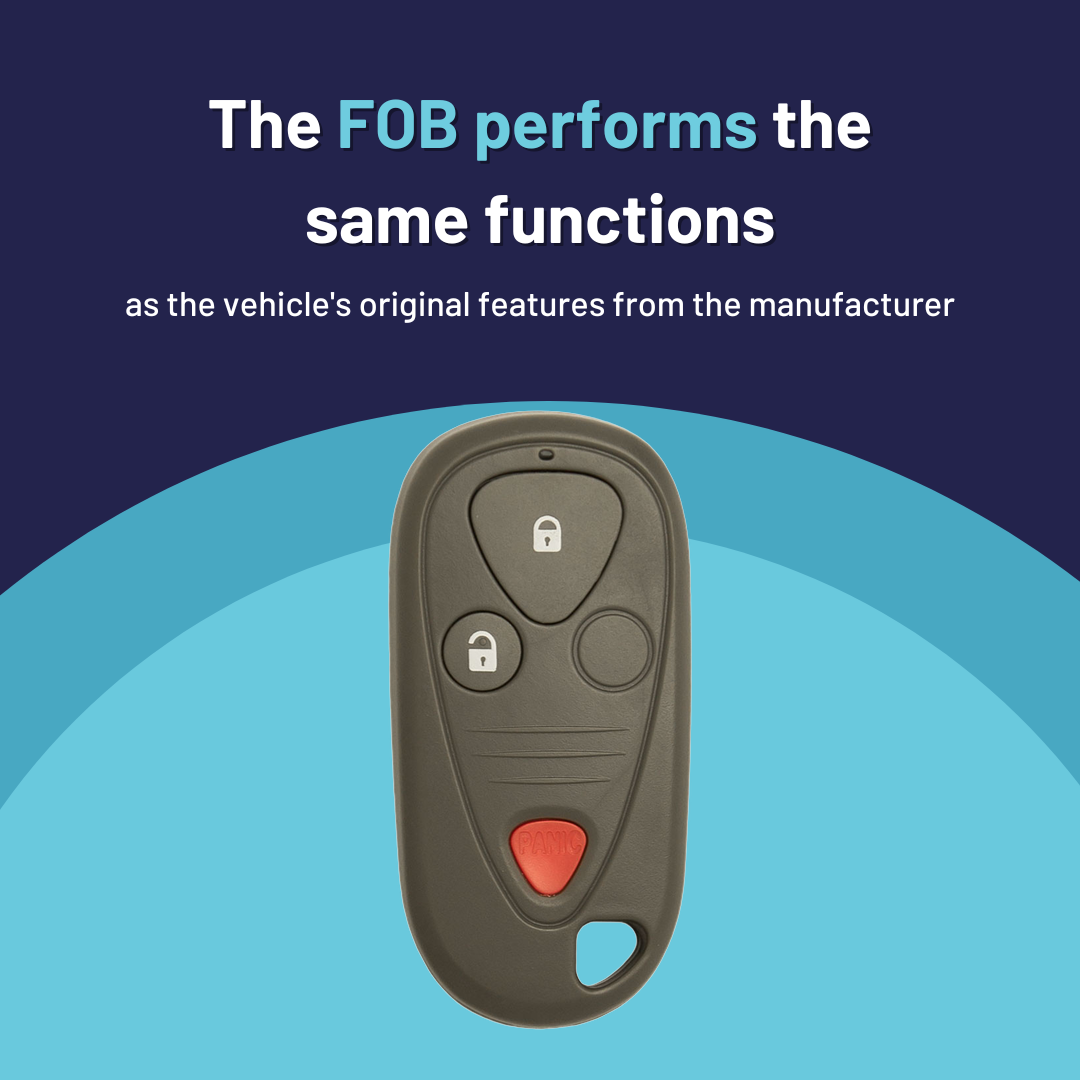 Ultimate Remote FOB Bundle with Programming Tool and Aftermarket 3 Button Remote FOB for Select Acura Vehicles (ACUFOB-3B-867-K-UKB)