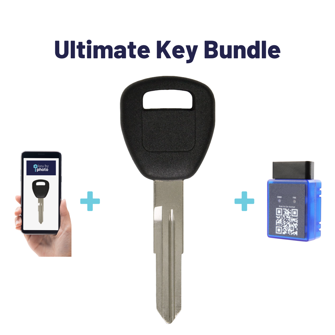 Ultimate Key Bundle with Programming Tool, Aftermarket Transponder Key and Key By Photo for Select Acura and Honda Vehicles (ACUKEY-HD106-UKB)