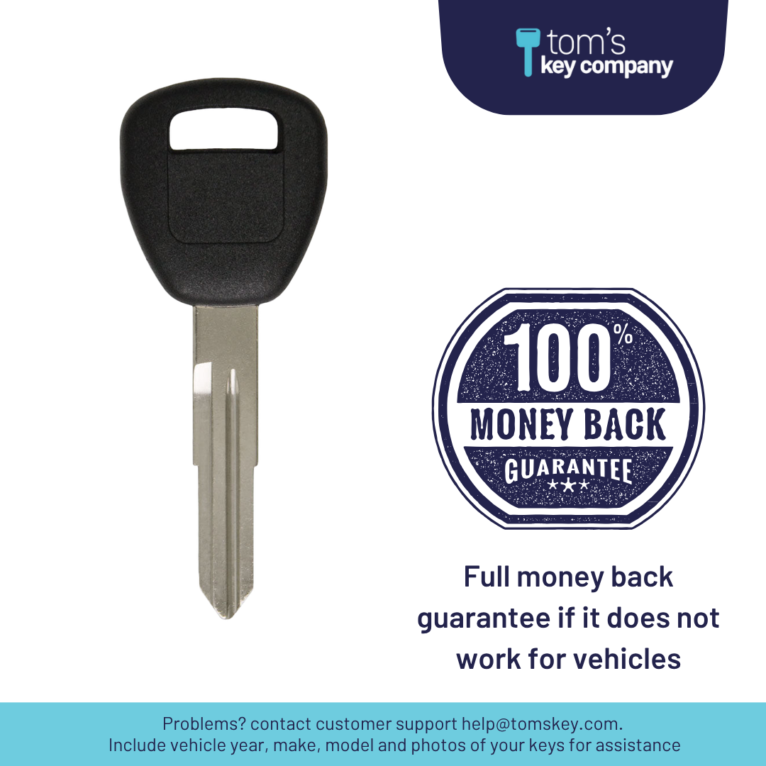 Brand New Aftermarket Transponder Key for Select Acura and Honda Vehicles (ACUKEY-HD106)