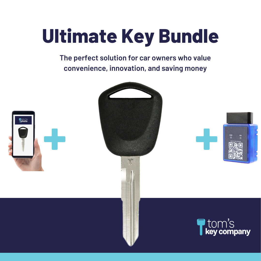 Ultimate Key Bundle with Programming Tool, Aftermarket Transponder Key and Key By Photo for Select Acura Vehicles (ACUKEY-HD111-UKB)