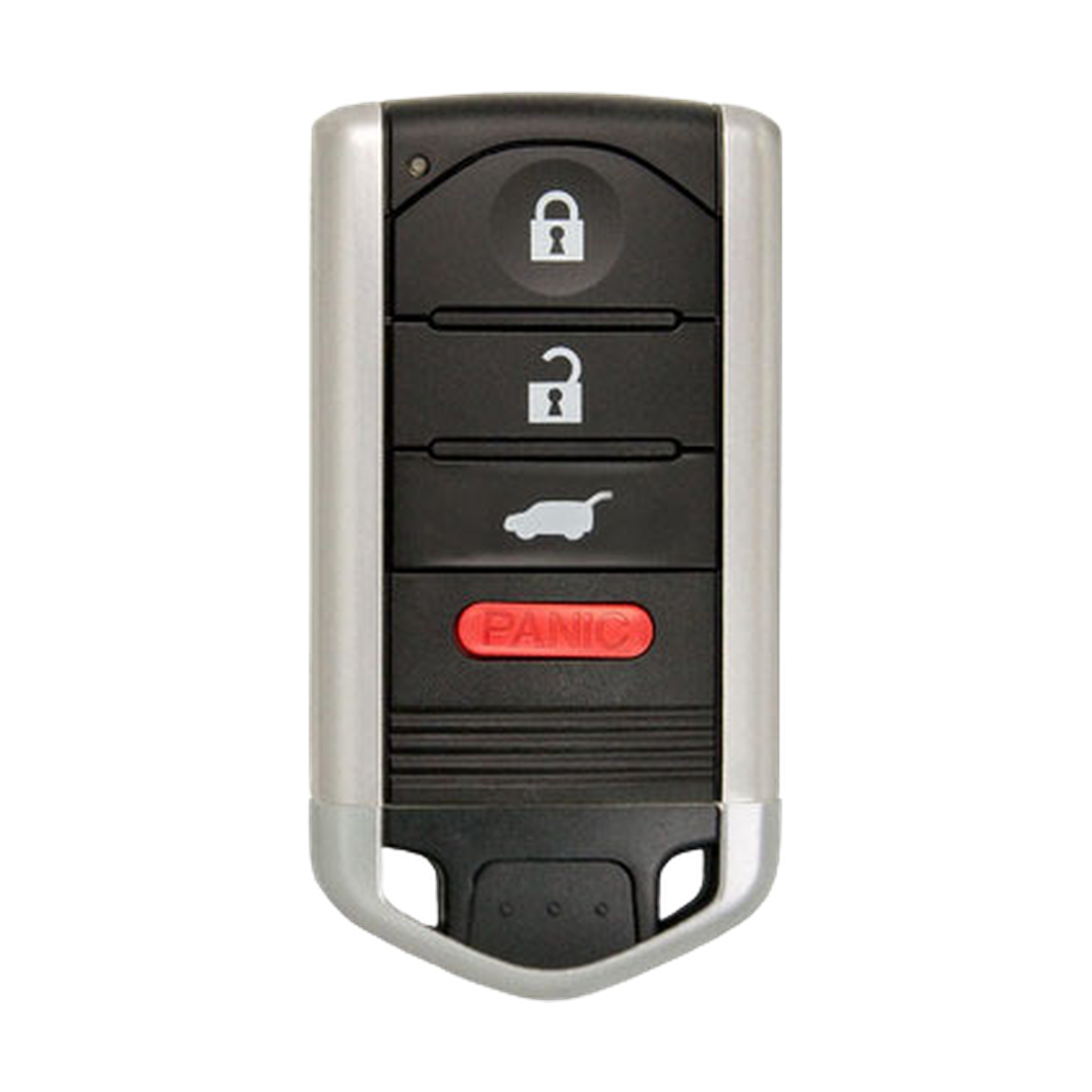Brand New Aftermarket 4-Button Smart Key Fob with Lock, Unlock, Hatch Hold, Panic for Select Acura Vehicles (ACUSK-4B-895-K)