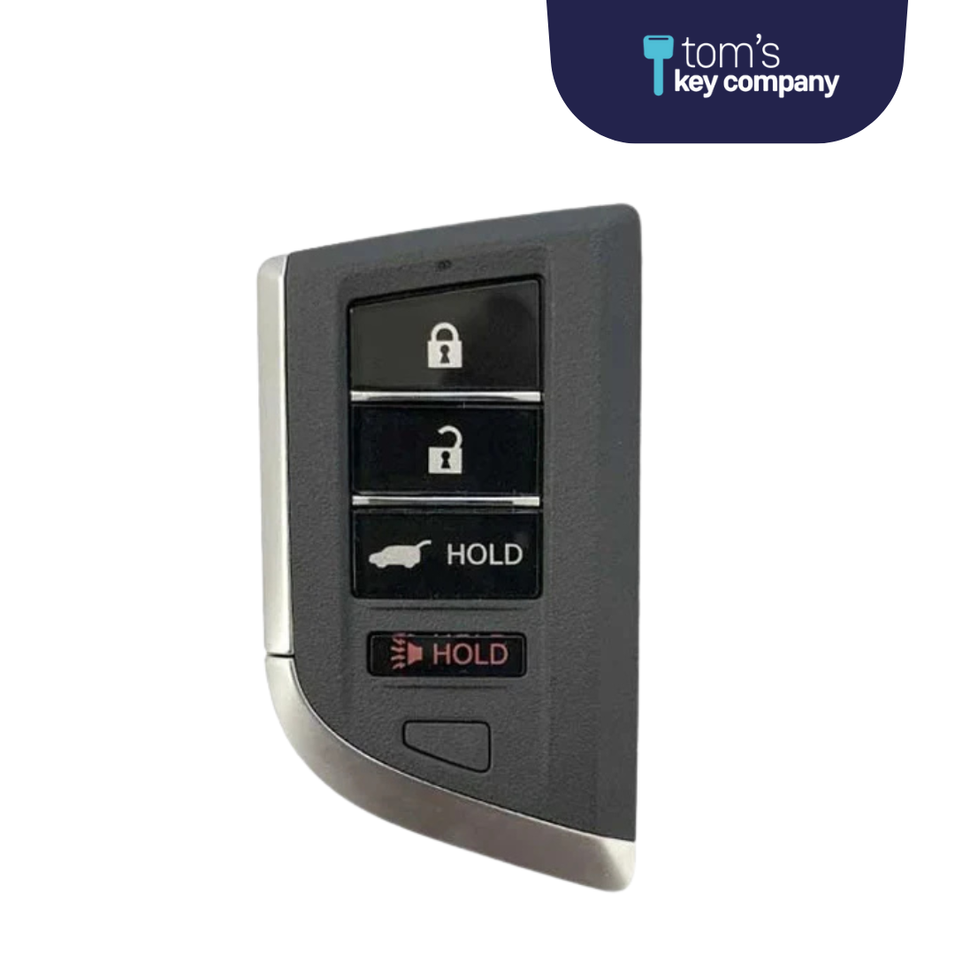 Brand New Premium Aftermarket 4-Button Smart Key with Hatch Release for Select Acura Vehicles (ACUSK-4B-HR-KR5TP-2)