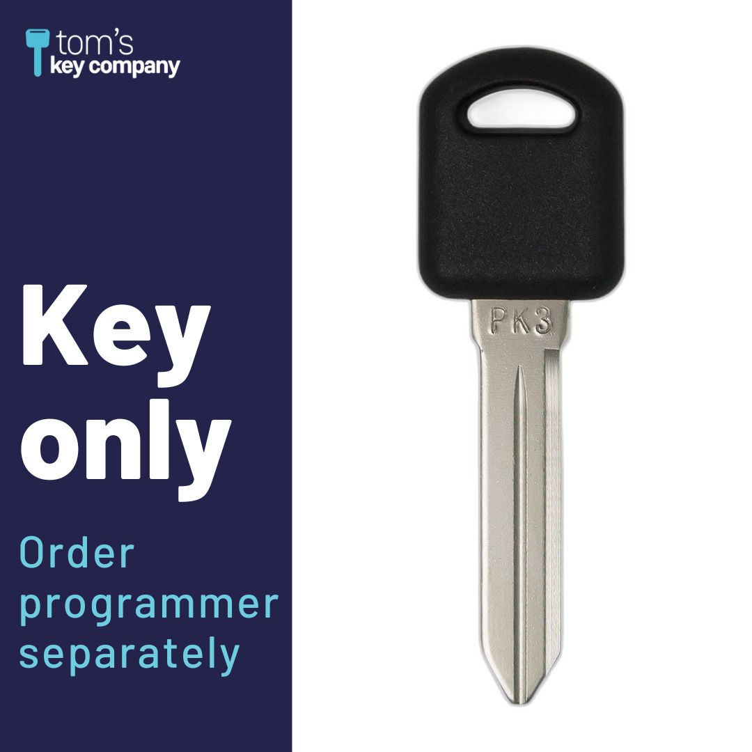 Brand New Aftermarket Transponder Key for Select Buick, Chevrolet, Oldsmobile and Pontiac Vehicles (BUIKEY-7PT-K)