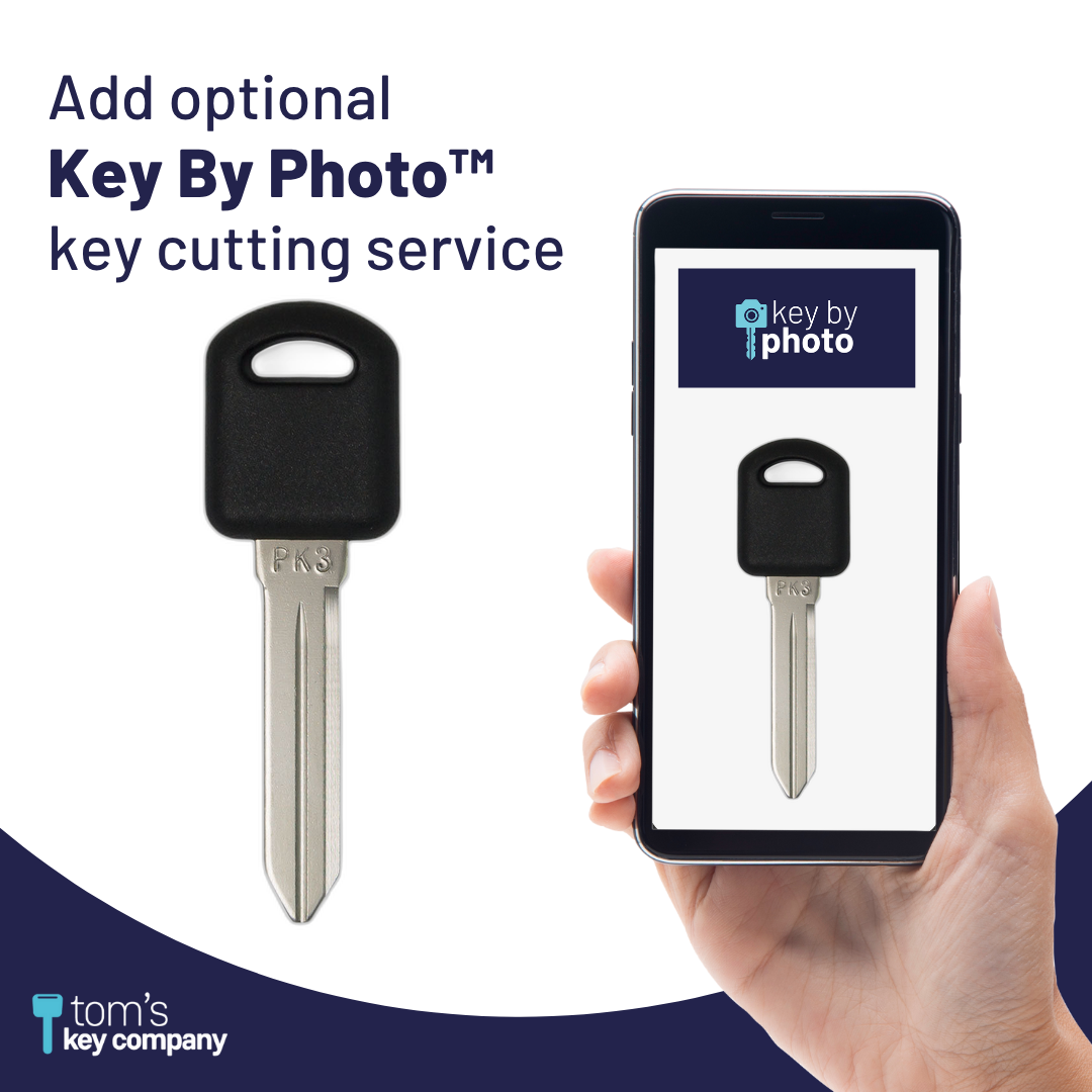 Brand New Aftermarket Transponder Key for Select Buick, Chevrolet, Oldsmobile and Pontiac Vehicles (BUIKEY-7PT-K)