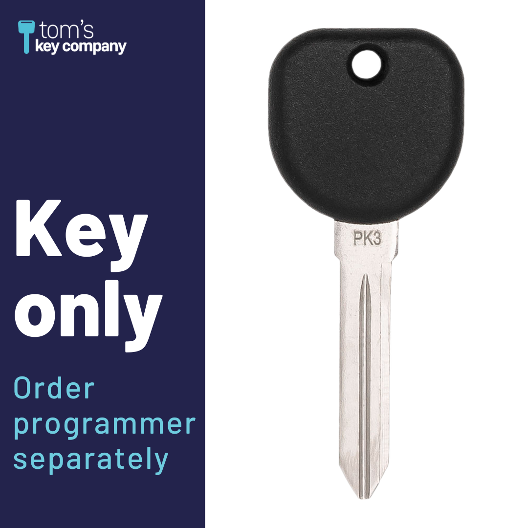 Brand New Aftermarket Transponder Key for Select Buick, Cadillac and Pontiac Vehicles (BUIKEY-9PT-K)