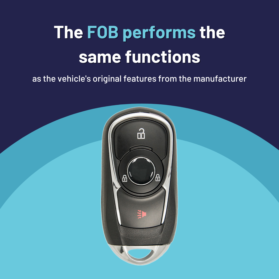 Ultimate Smart Key Bundle with Programming Tool, Refurbished 3-Button Smart Key Fob and Key By Photo for Select Buick Vehicles (BUISK-3B-896-K-UKB)