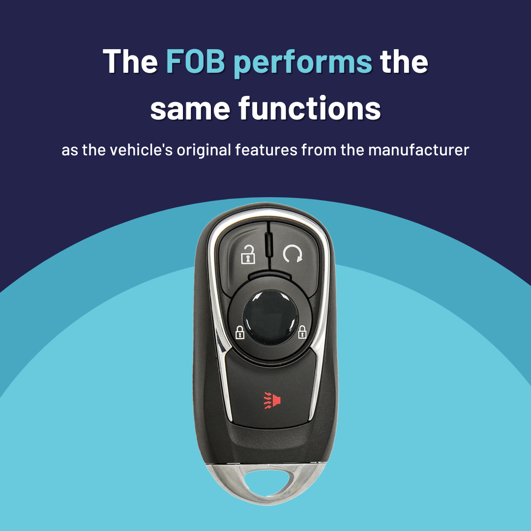 Ultimate Smart Key Bundle with Programming Tool, Refurbished 4-Button Smart Key Fob and Key By Photo for Select Buick Vehicles (BUISK-3B-897-K-UKB)