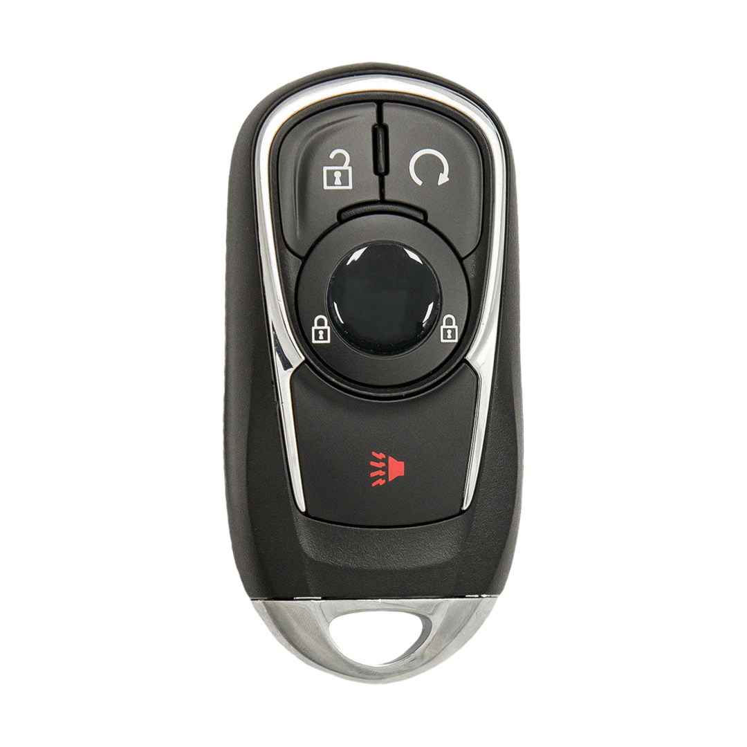 Brand New Aftermarket 4-Button Smart Key Fob with Lock, Unlock, Remote Start, Panic for Select Buick Vehicles (BUISK-3B-897-K)