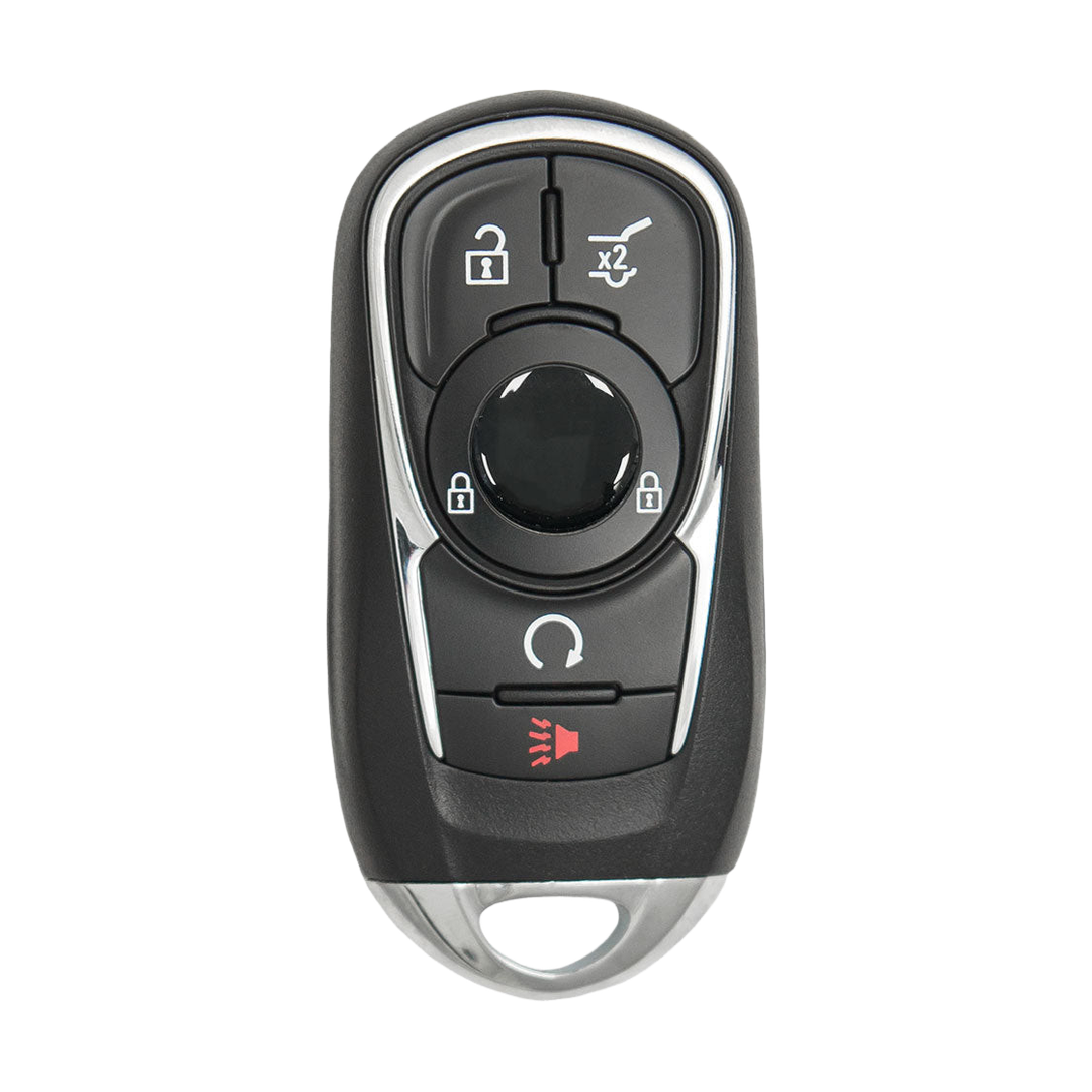 Brand New Aftermarket 5-Button Smart Key Fob with Lock, Unlock, Hatch, Remote Start, Panic for Select Buick Vehicles (BUISK-5B-895-K)