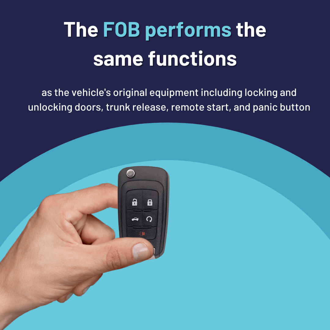 Brand New Aftermarket Smart Flip Emergency Key 5-Button with Trunk Release & Remote Start for Select Buick Vehicles (BUISK-5B-TRUNK-RS-FK)