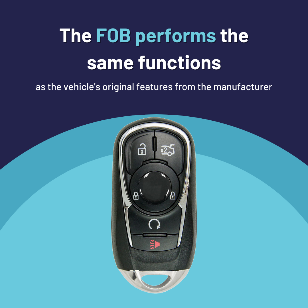 Ultimate Smart Key Bundle with Programming Tool, Refurbished 5-Button Smart Key Fob and Key By Photo for Select Buick Vehicles (BUISK-6B-857-K-UKB)