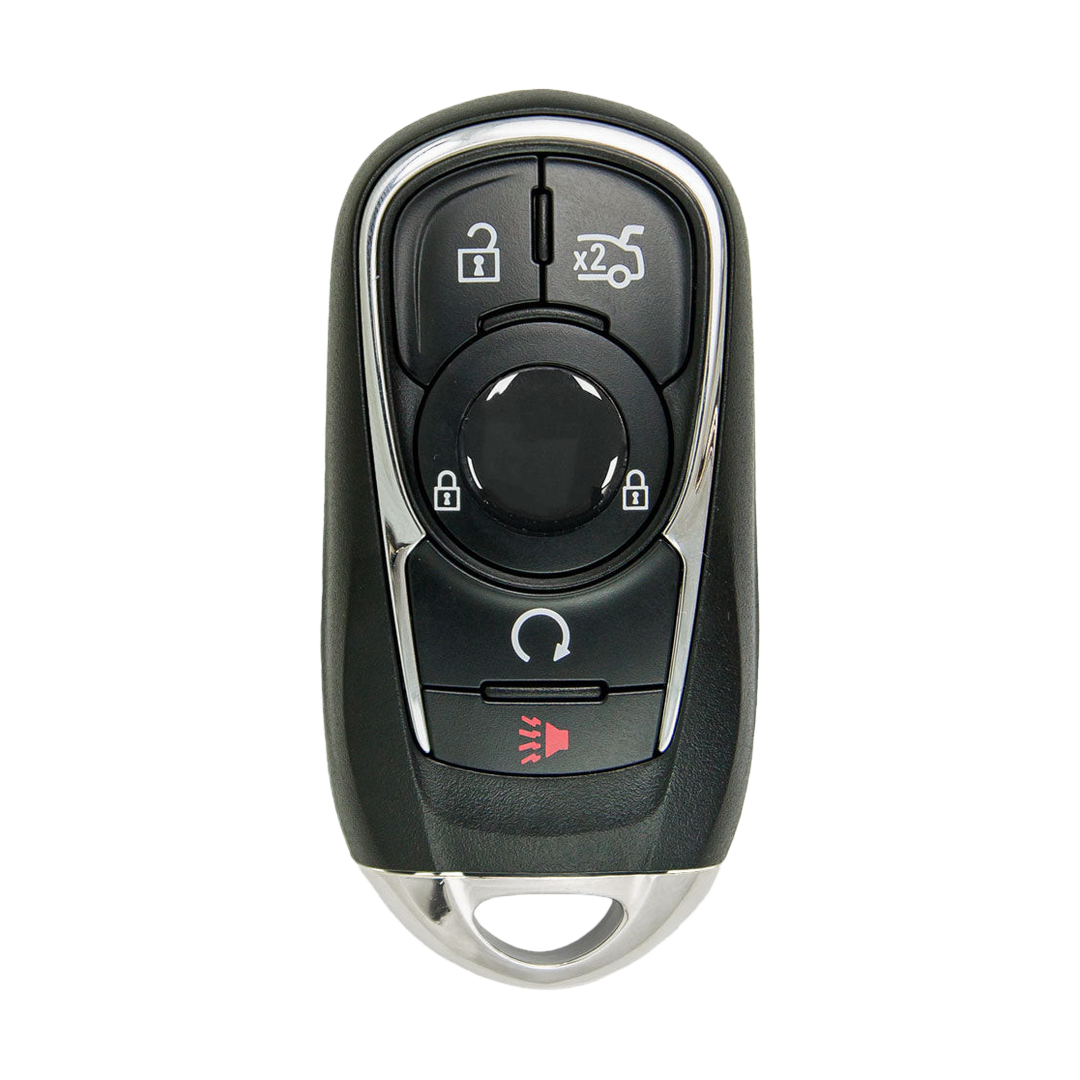 Brand New Aftermarket 5-Button Smart Key Fob with Lock, Unlock, Remote Start, Trunk, Panic for Select Buick Vehicles (BUISK-6B-857-K)