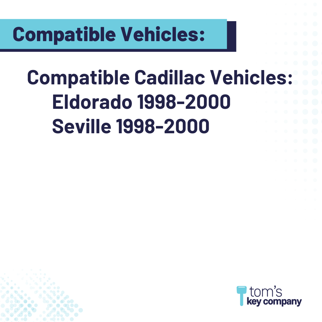 Ultimate Remote FOB Bundle with Programming Tool and Aftermarket 4 Button Remote FOB for Select Cadillac Vehicles (CADFOB-4B-105-K-UKB)