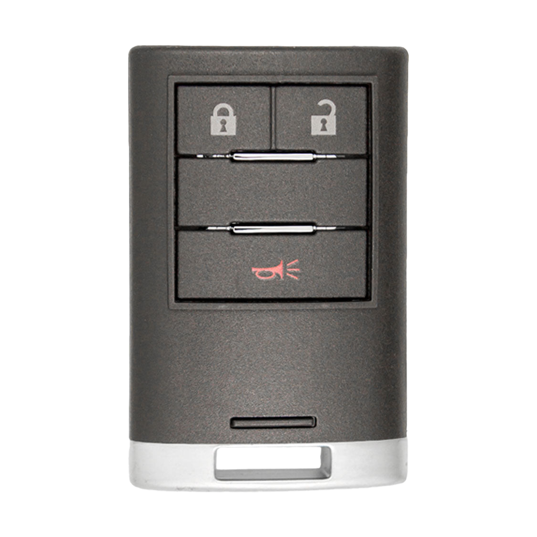 Brand New Aftermarket 3-Button Smart Key Fob with Lock, Unlock, Panic for Select Cadillac Vehicles (CADSK- 3B-164-K)