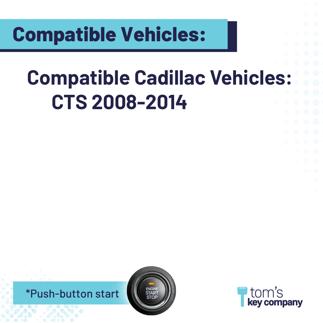 Ultimate Smart Key Bundle with Programming Tool, Refurbished 4-Button Smart Key Fob and Key By Photo for Select Cadillac Vehicles (CADSK- 4B-167-K-UKB)