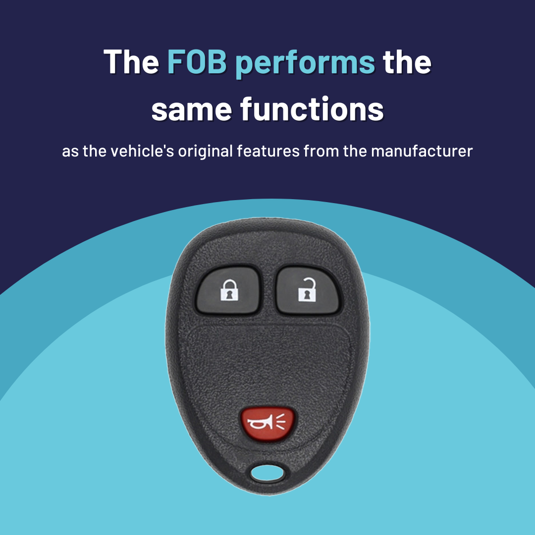 Ultimate Remote FOB Bundle with Programming Tool and Aftermarket 3 Button Remote FOB for Select Chevrolet Vehicles (CHEFOB-3B-687-RC-K-UKB)