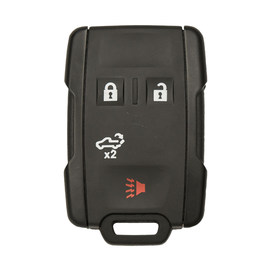 Brand New Aftermarket 4-Button Remote Fob with Lock, Unlock, Tailgate, Panic for Select Chevrolet and GMC Vehicles (CHEFOB-4B-913-K)