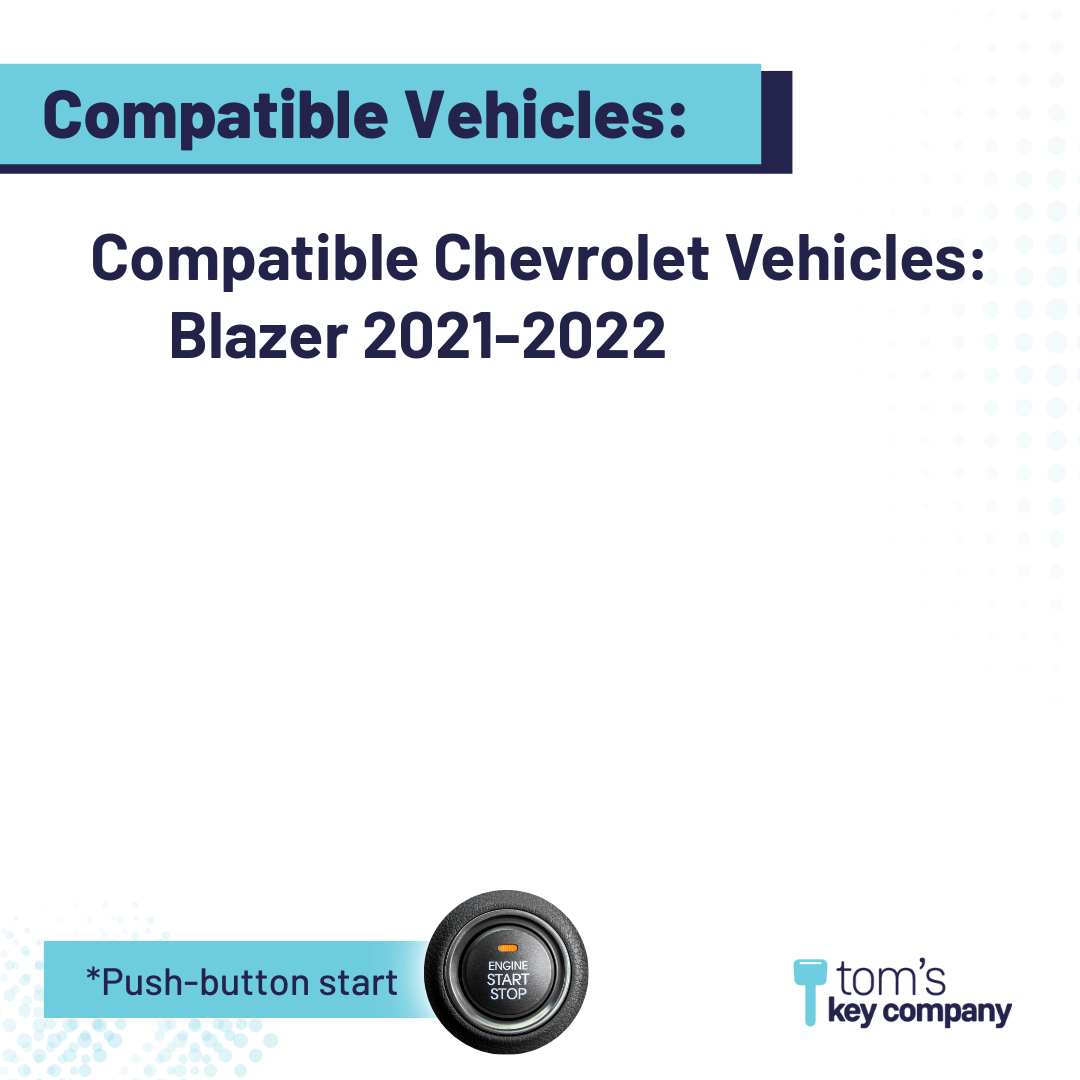 Ultimate Smart Key Bundle with Programming Tool, Refurbished 3-Button Smart Key Fob and Key By Photo for Select Chevrolet Vehicles (CHESK-3B-922-REF-K-UKB)