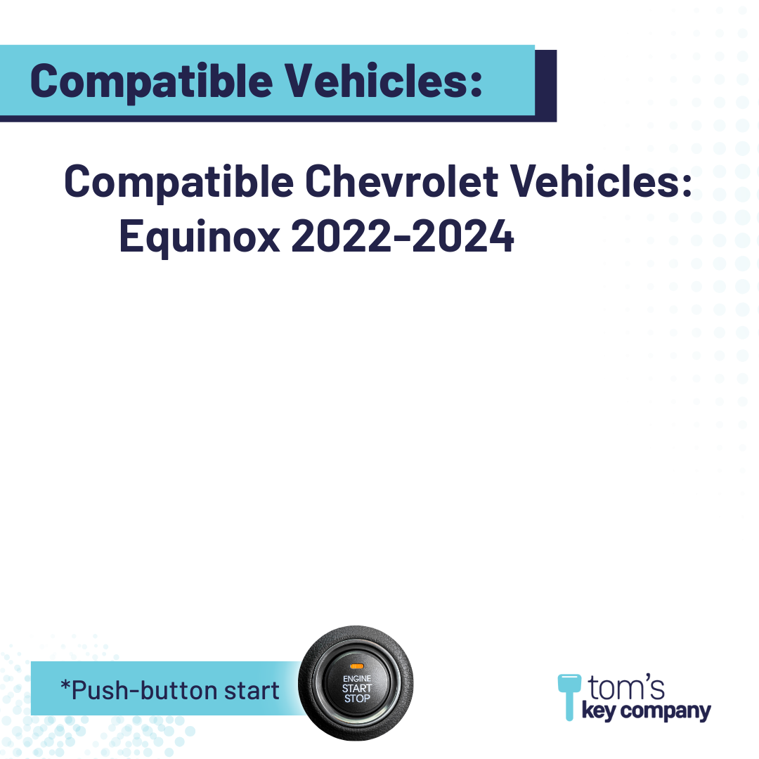 Ultimate Smart Key Bundle with Programming Tool, Refurbished 3-Button Smart Key Fob and Key By Photo for Select Chevrolet Vehicles (CHESK-3B-924-REF-K-UKB)