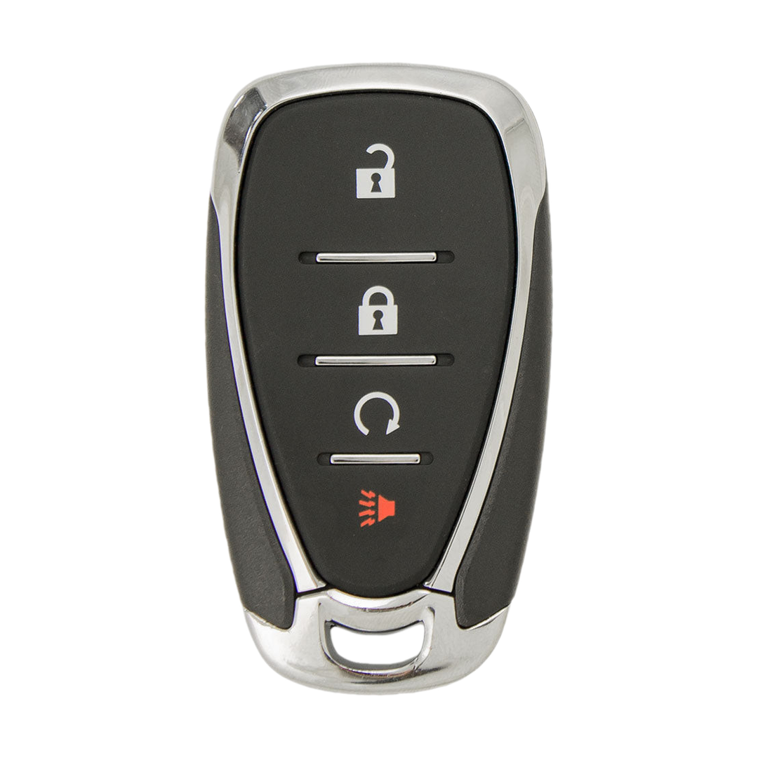 Like New Refurbished 4-Button Smart Key Fob with Lock, Unlock, Remote Start, Panic for Select Chevrolet Vehicles (CHESK-4B-RS-863-K)