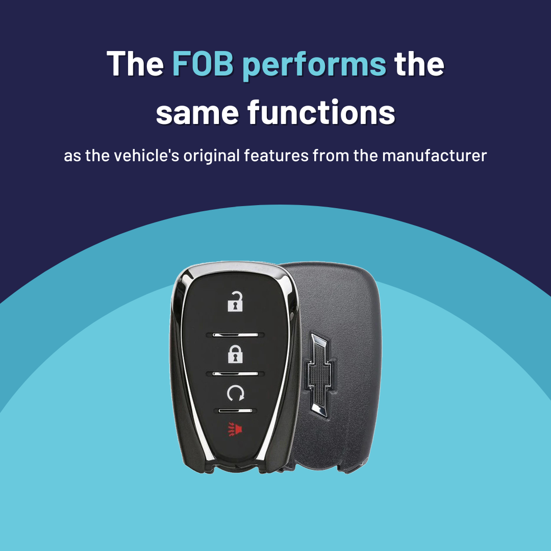 Ultimate Smart Key Bundle with Programming Tool, Refurbished 4-Button Smart Key Fob and Key By Photo for Select Chevrolet Vehicles (CHESK-4B-RS-965-REF-K-UKB)