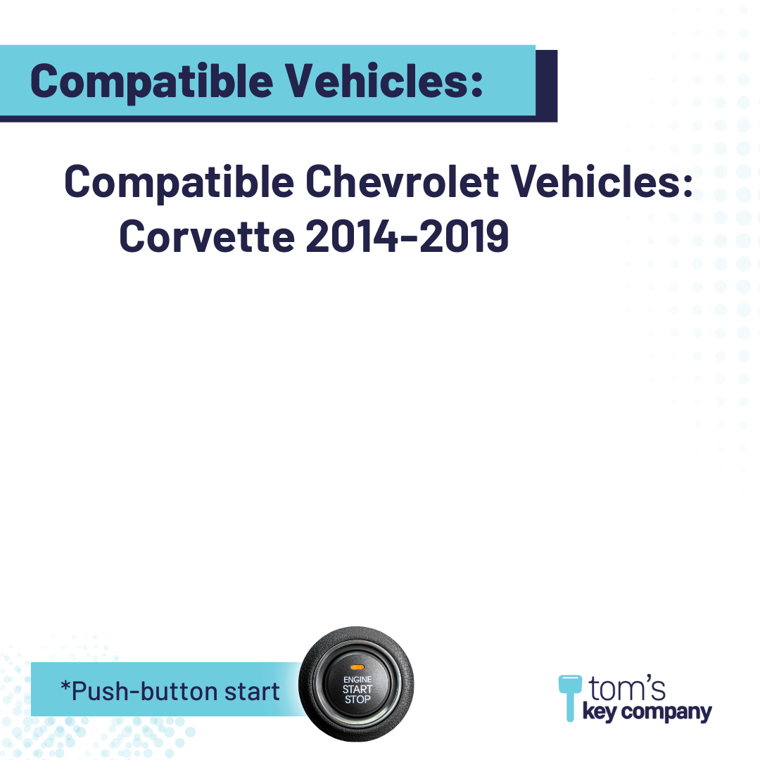 Ultimate Smart Key Bundle with Programming Tool, Refurbished 4-Button Smart Key Fob and Key By Photo for Select Chevrolet Vehicles (CHESK-4B-TR-17-REF-K-UKB)