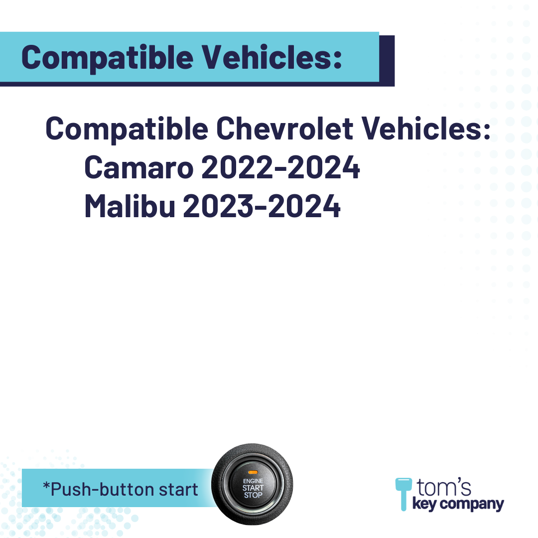 Ultimate Smart Key Bundle with Programming Tool, Refurbished 4-Button Smart Key Fob and Key By Photo for Select Chevrolet Vehicles (CHESK-4B-TR-929-REF-K-UKB)