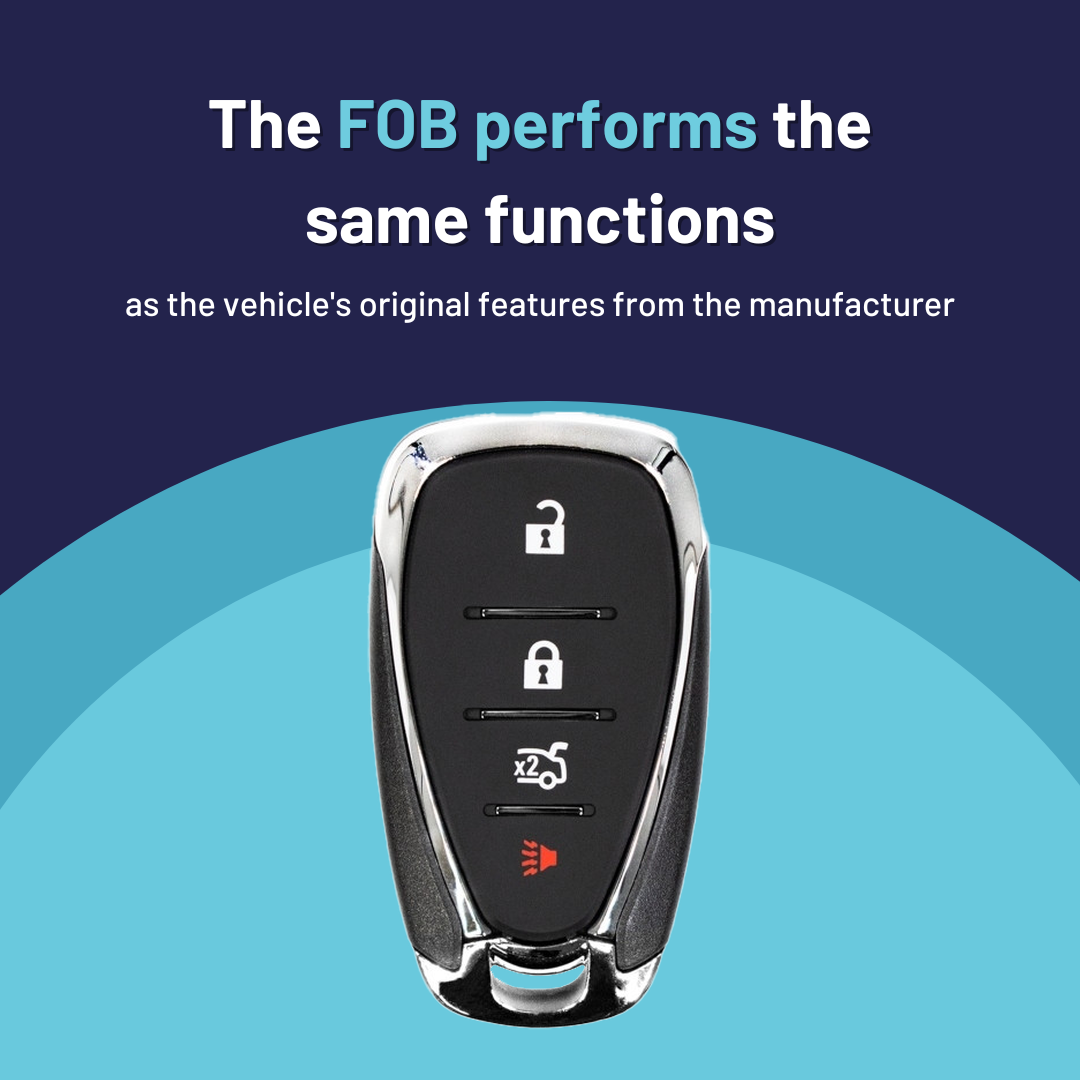 Ultimate Smart Key Bundle with Programming Tool, Refurbished 4-Button Smart Key Fob and Key By Photo for Select Chevrolet Vehicles (CHESK-4B-TR-929-REF-K-UKB)