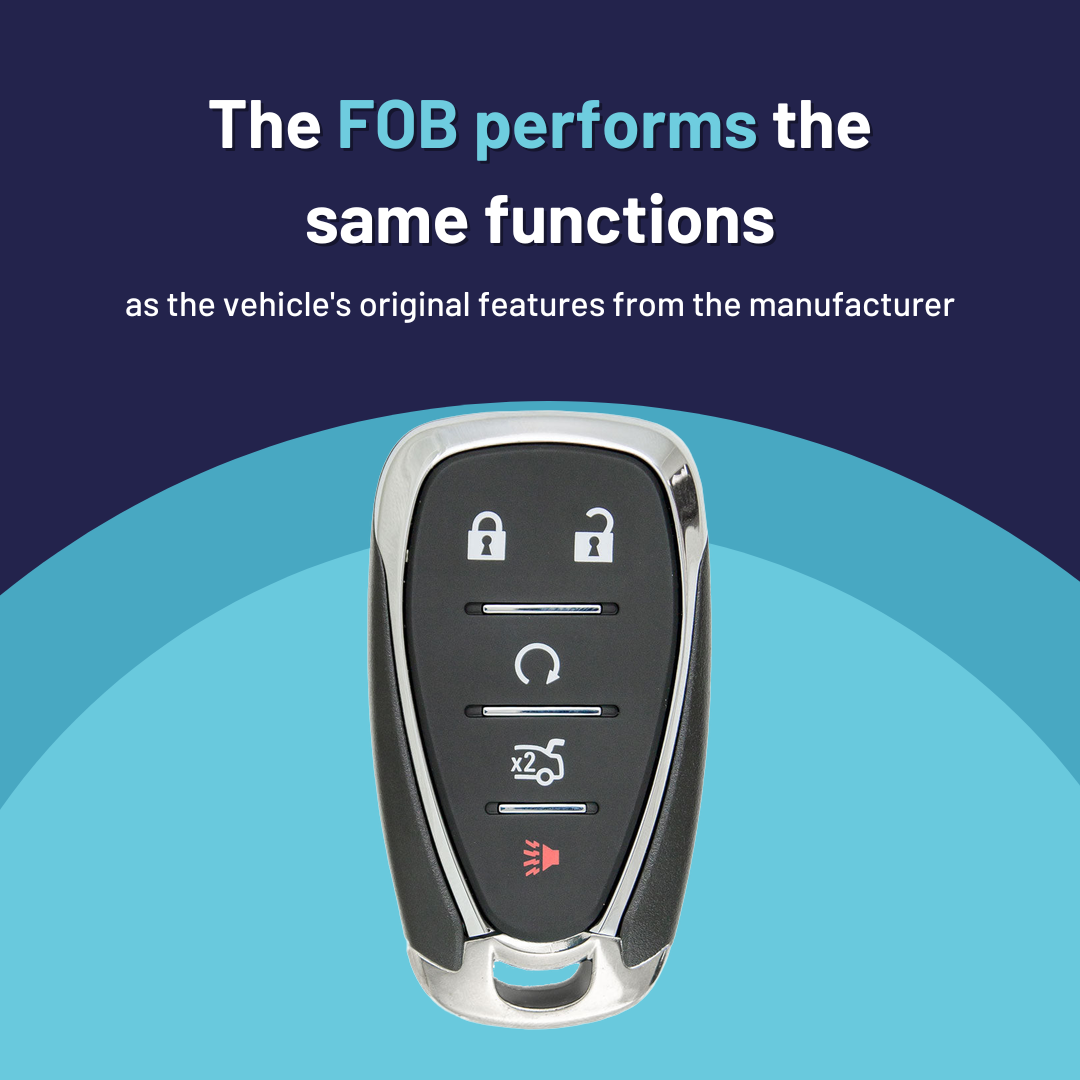 Ultimate Smart Key Bundle with Programming Tool, Refurbished 5-Button Smart Key Fob and Key By Photo for Select Chevrolet Vehicles (CHESK-5B-849-K-UKB)