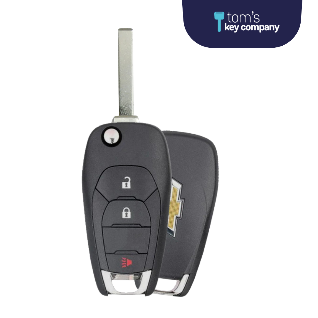 Like New Refurbished 3-Button Flip Key with for Select Chevrolet Vehicles (CHEVFLP-3B-T004)