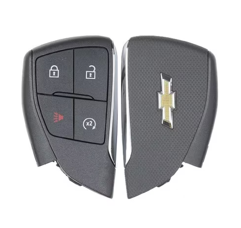Like New Refurbished OEM 4 Button Smart Key with Remote Start for Select Chevrolet Vehicles (CHEVSK-4B-RS-YGOG21TB2-REFURB)