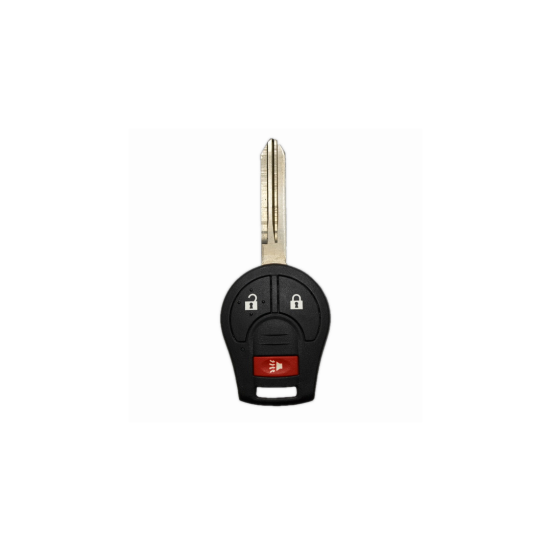 Brand New Aftermarket 3-Button Remote Key with Lock, Unlock, Panic for Select Nissan Vehicles (CWTWB1U751-3B)