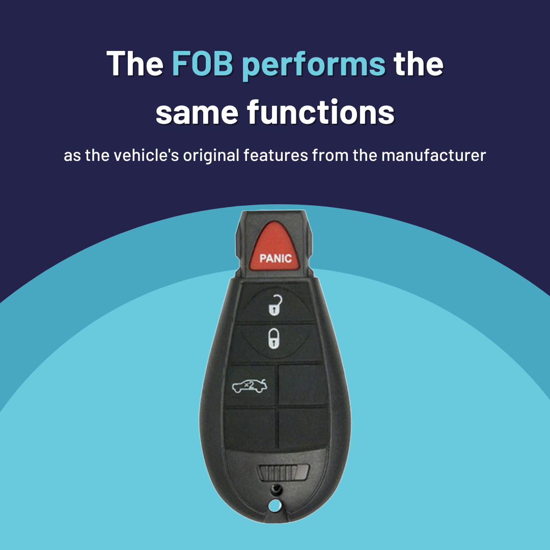 Ultimate FOBIK Bundle with Programming Tool, Refurbished 4-Button FOBIK and Key By Photo for Select Dodge Vehicles (DODFOBIK-4B-RS-2-REF-K-UKB)