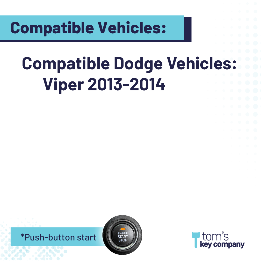 Ultimate Smart Key Bundle with Programming Tool, Refurbished 4-Button Smart Key Fob and Key By Photo for Select Dodge Vehicles (DODSK-4B-TR-1619-REF-K-UKB)