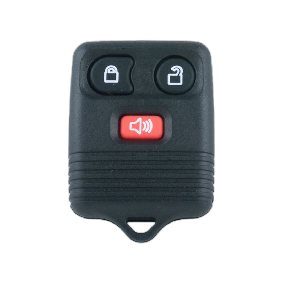 Brand New Aftermarket 3-Button Remote Fob with Lock, Unlock, Panic for Select Ford Vehicles (FOR-3B-DOOR)