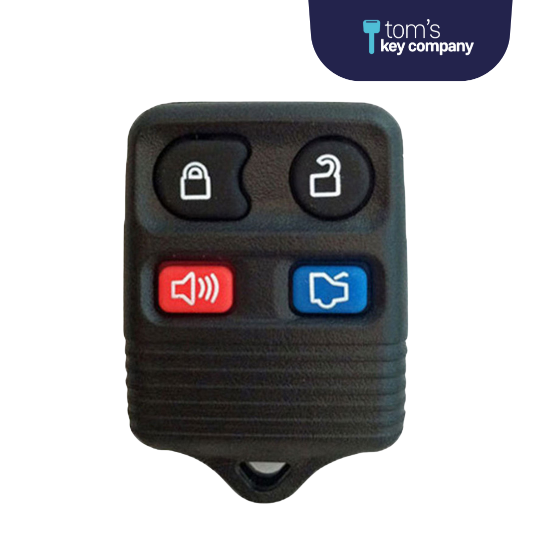 Brand New Aftermarket 4 Button Remote Fob with Trunk Release for Select Ford Vehicles (FOR-4B-TR-345-FOB)