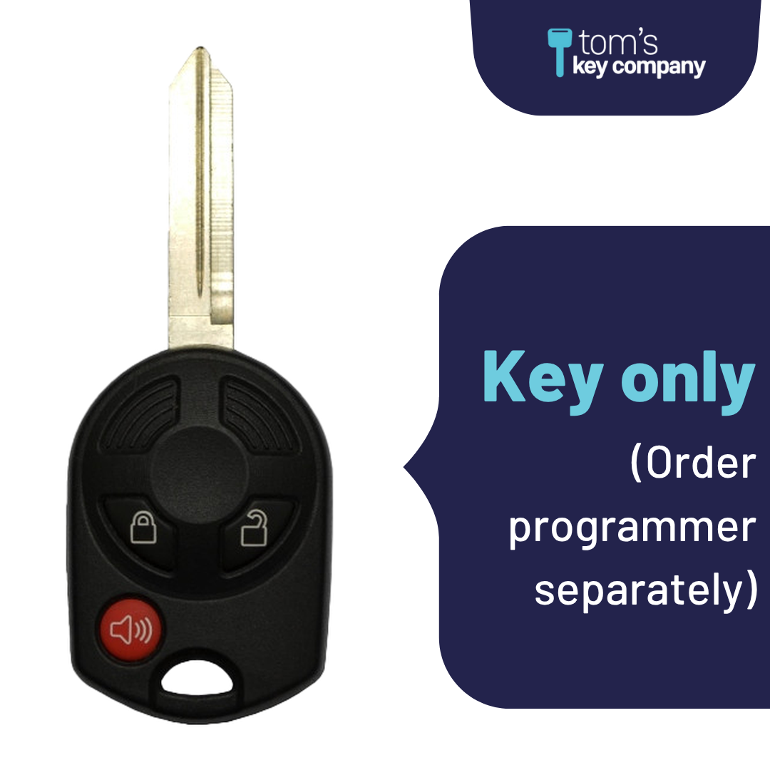 Brand New Aftermarket 3-Button Remote Key with Lock, Unlock, Panic for Select Mazda Vehicles (FORCK-3B-R7016-RC-K)