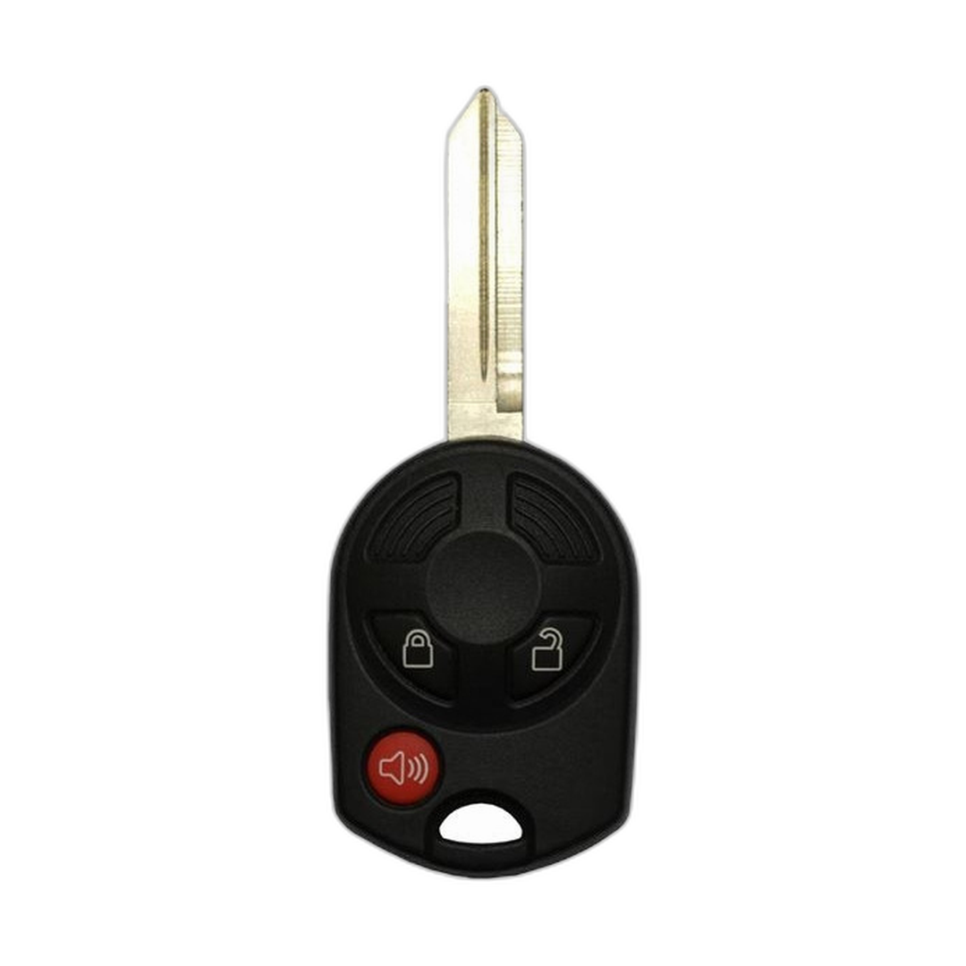 Like New Refurbished 3-Button Remote Key with Lock, Unlock, Panic for Select Ford Vehicles (FORCK-3B-R7016-REF-K)