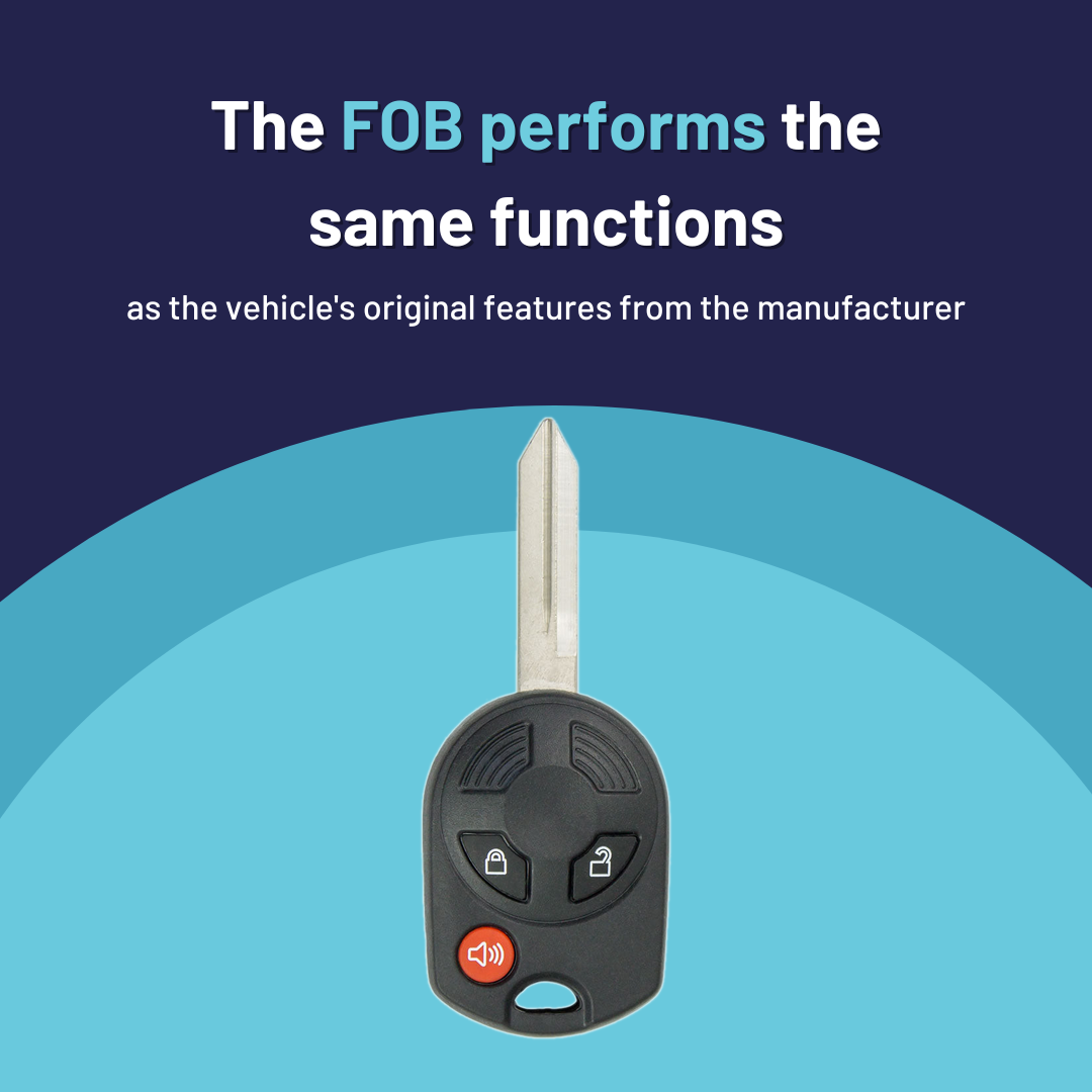 Ultimate Remote Key Bundle with Programming Tool, Aftermarket 3-Button Remote Key and Key By Photo for Select Ford Vehicles (FORCK-3B-R7043-K-UKB)