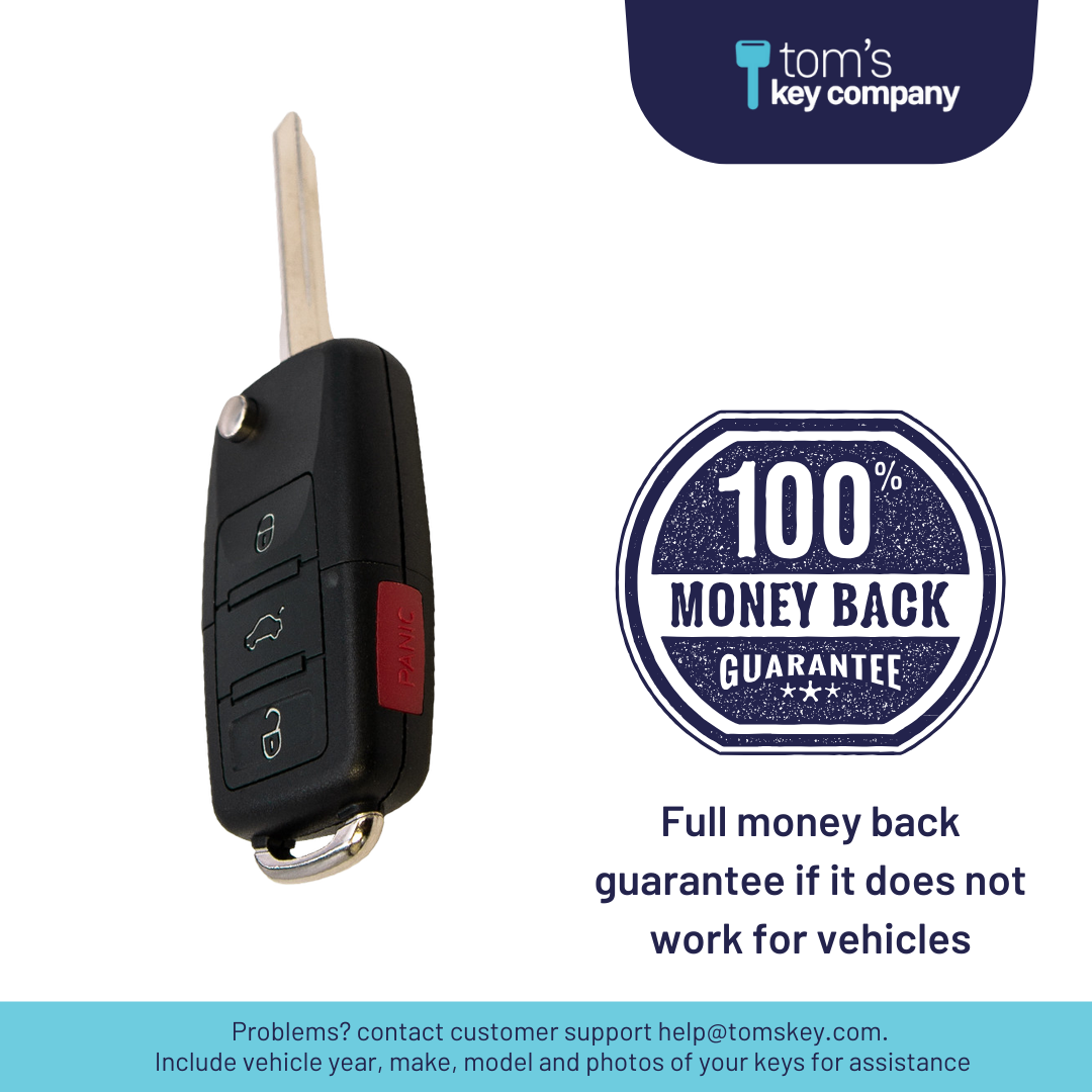 Ultimate Remote Key Bundle with Programming Tool, Aftermarket 4-Button Remote Key and Key By Photo for Select Ford, Lincoln and Mercury Vehicles (FORCK-4B-TR-R8073-K-UKB)