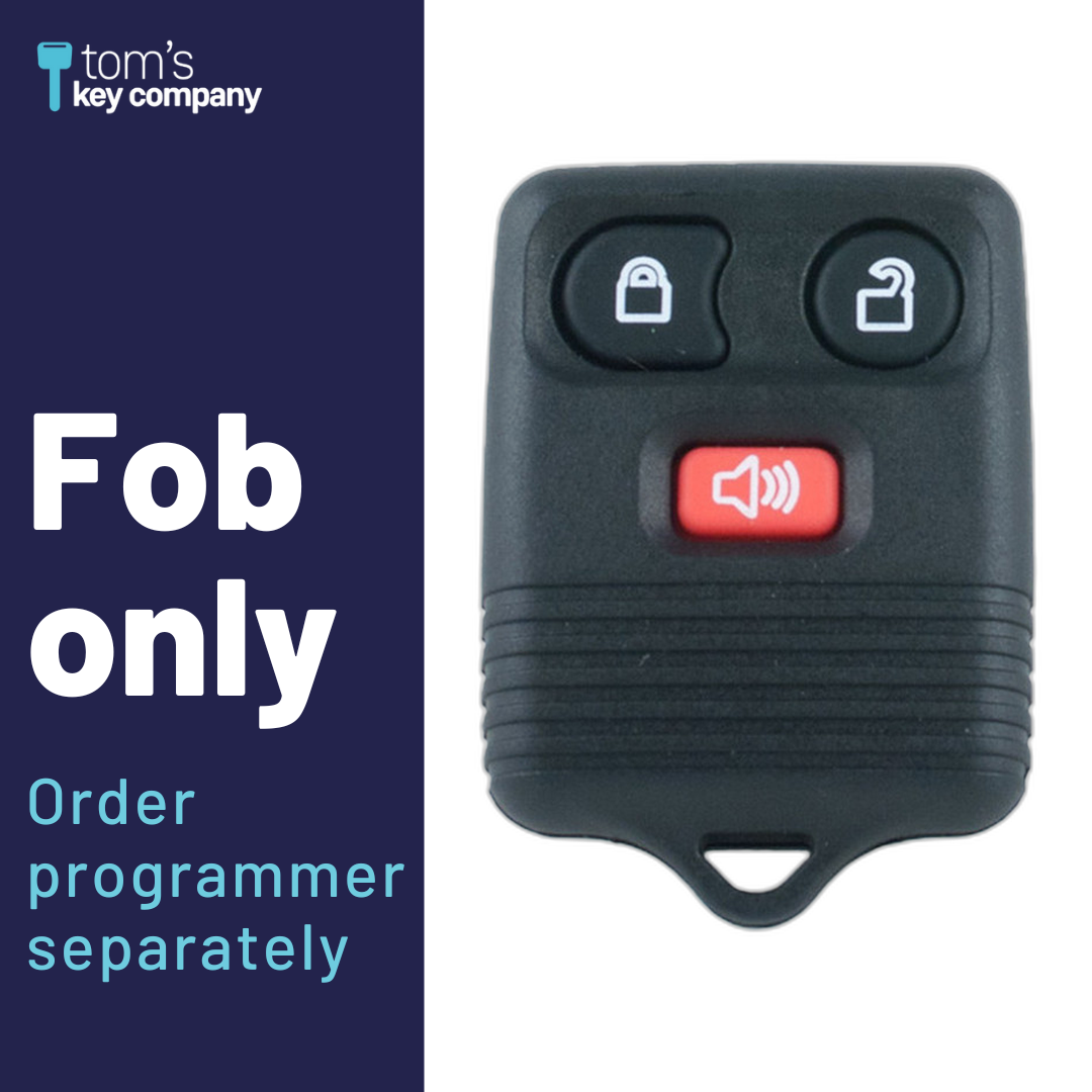 Brand New Aftermarket 3-Button Remote Fob with Lock, Unlock, Panic for Select Mazda Vehicles (FORFOB-3B-760-K)