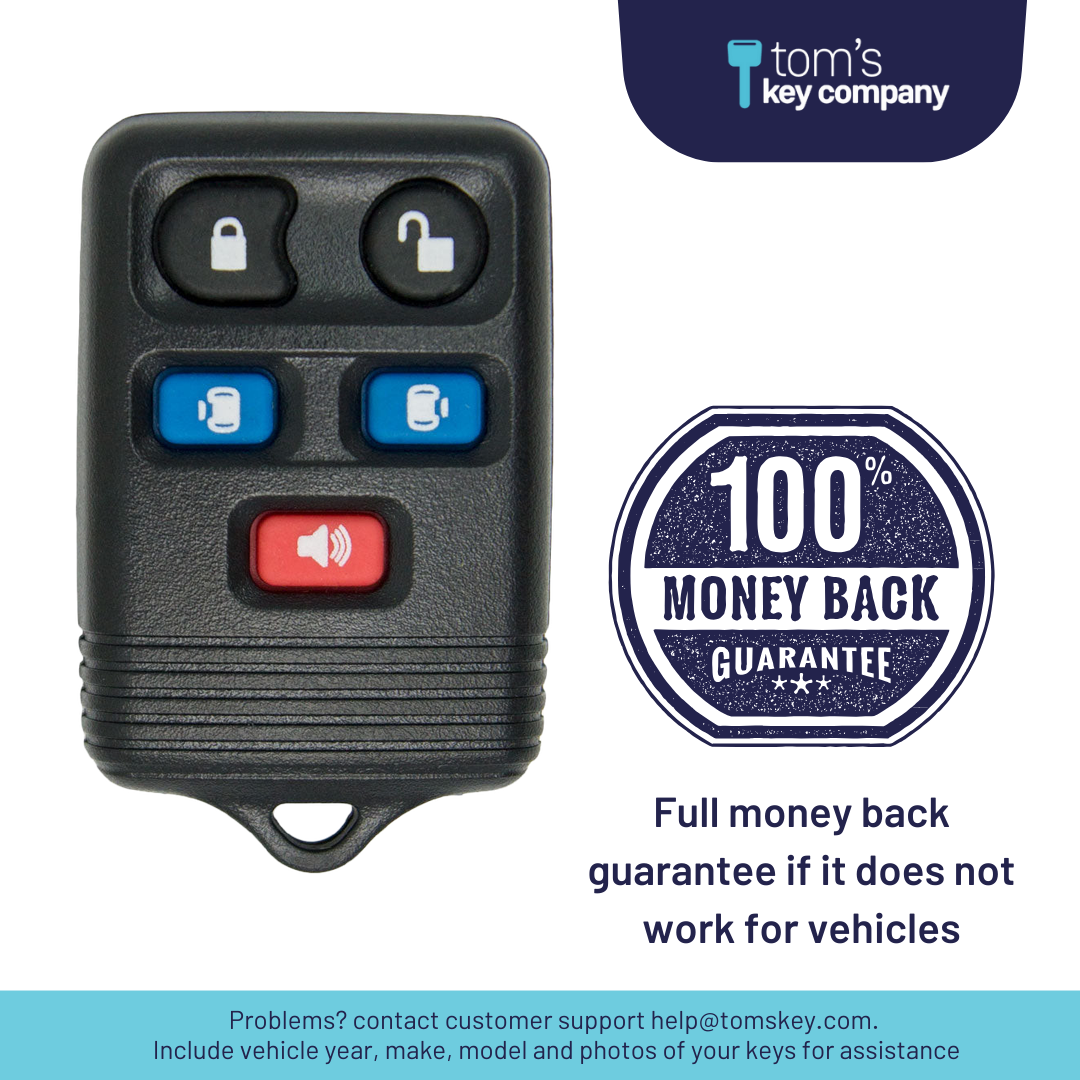 Ultimate Remote FOB Bundle with Programming Tool and Aftermarket 5 Button Remote FOB for Select Ford, Lincoln and Mercury Vehicles (FORFOB-5B-759-K-UKB)